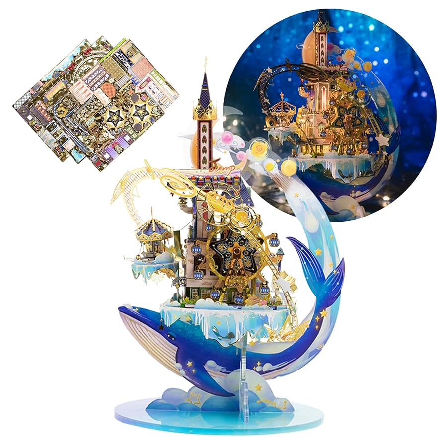 新品5体　MEISTERGILDE マイスターギルデ社ドイツ製　布パペット人形 Amazon | MU 3Dメタルパズル 大人用 星空 遊園地 メタルモデル